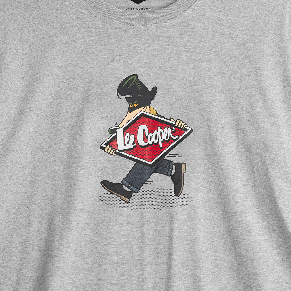 Lee Cooper T-Shirt Diamond Logo Mascot Misty 71