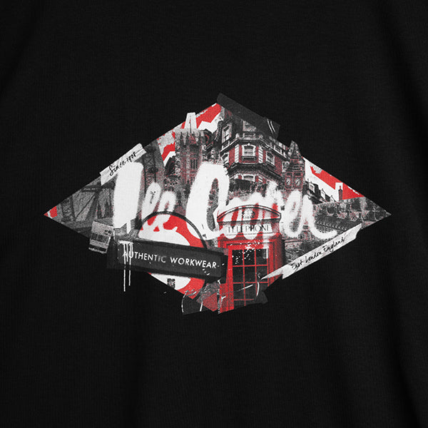 Lee Cooper T-Shirt Iconic London Collage Black