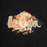 Lee Cooper T-Shirt Logotype Plane Black