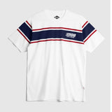 Lee Cooper T-Shirt Stripe Motion White