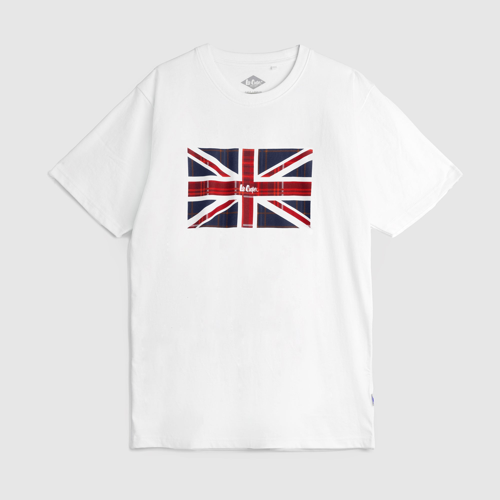 Lee Cooper T-Shirt British Tartan White