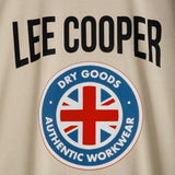 Lee Cooper T-Shirt Union Jack Patch Biscuit