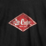 Lee Cooper T-Shirt Diamond Logo Sign Black