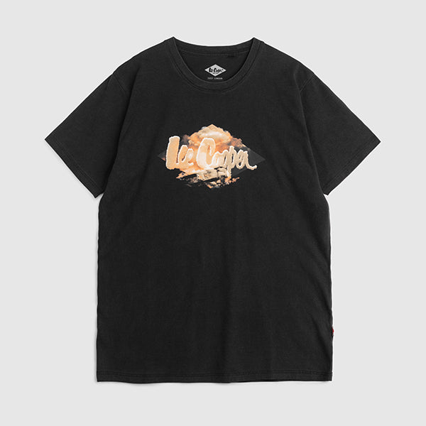 Lee Cooper T-Shirt Logotype Plane Black