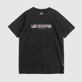 Lee Cooper T-Shirt Retro Chrome Typography Black