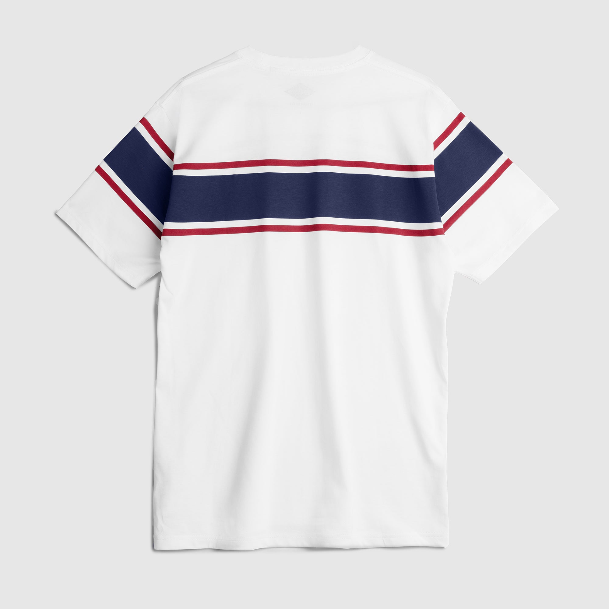 Lee Cooper T-Shirt Stripe Motion White