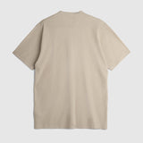 Lee Cooper T-Shirt Henley Buttoned Waffle Cream