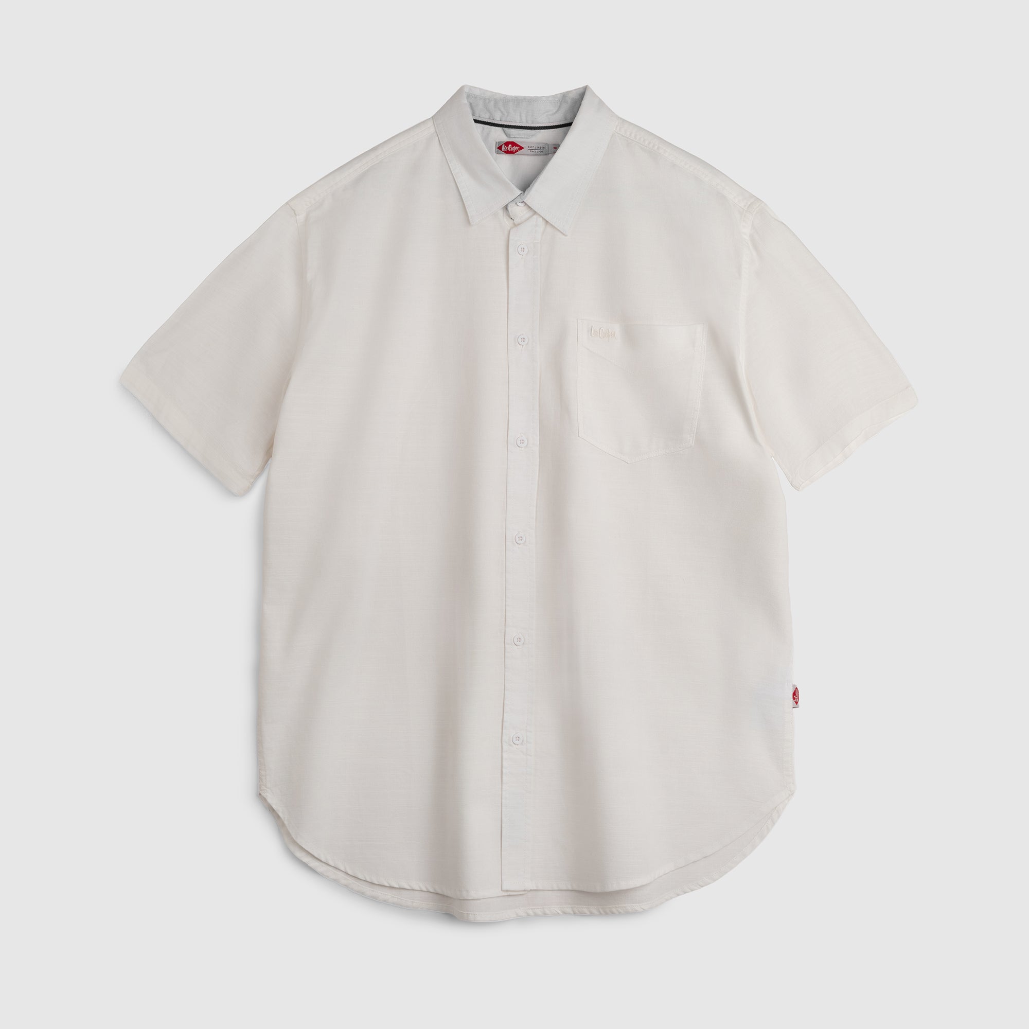 Lee Cooper Short Shirt Marlow White