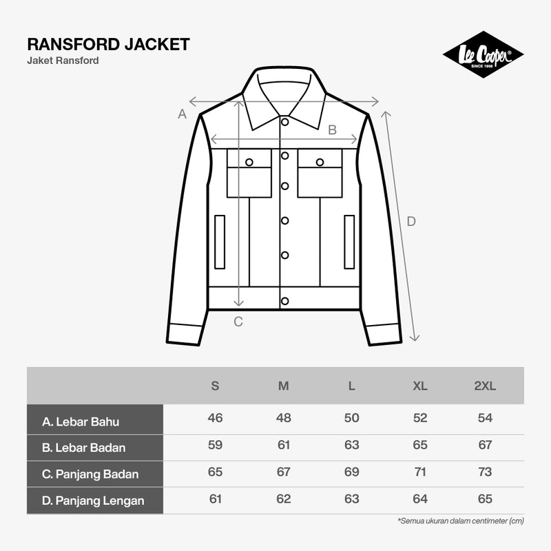 Lee Cooper Long Jacket Ransford Cream