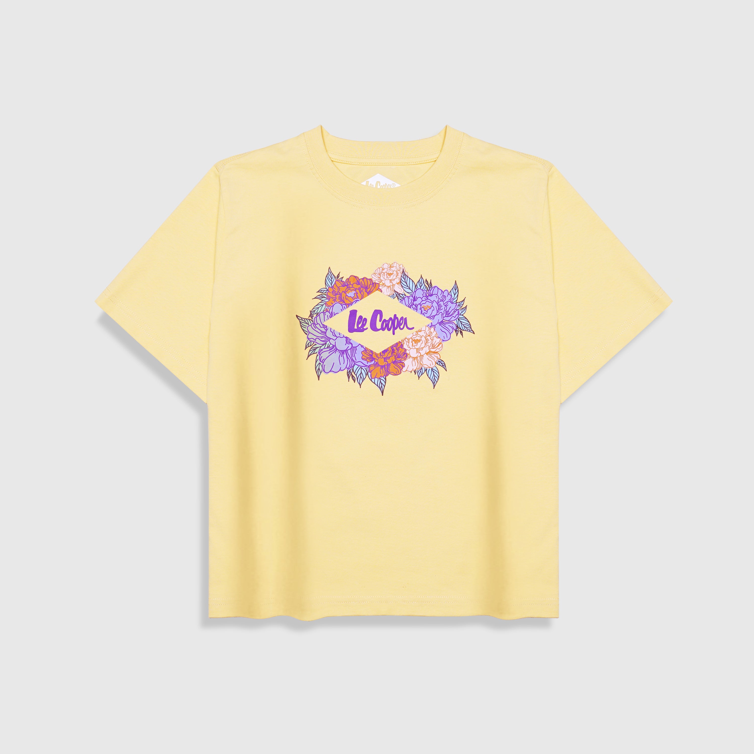 Lee Cooper T-Shirt Bouquet Women Straw