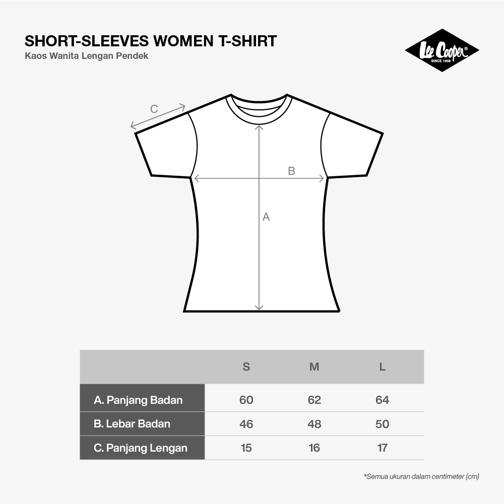 Lee Cooper Women T-Shirt White Diamond Logo Red