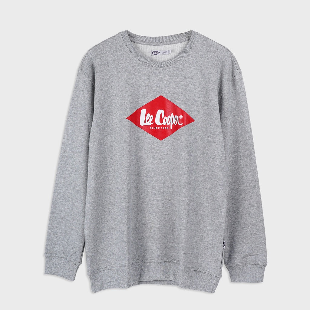 Lee Cooper Red Diamond Sweater Melange