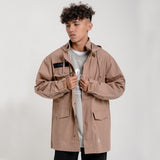 Lee Cooper Parka Jacket Lyndon Khaki