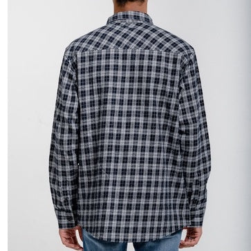 Lee Cooper Flannel Shirt RHYS Navy