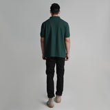 Lee Cooper Polo Shirt Pocket Emerald Green