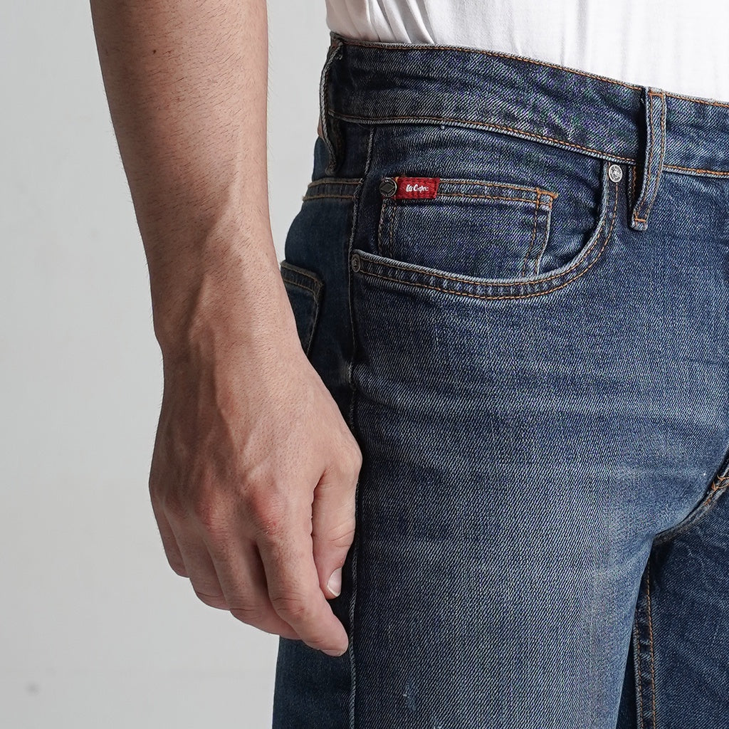 Lee Cooper Jeans Arthur Ripped Medium Blue 0322021