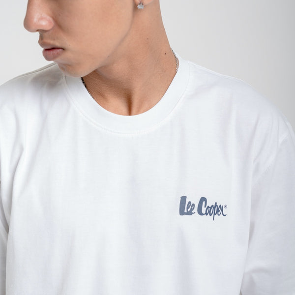 Lee Cooper T-shirt Logotype White TS03