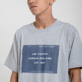 Lee Cooper T-shirt Distress Box Grey