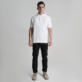 Lee Cooper Polo Shirt Pocket White