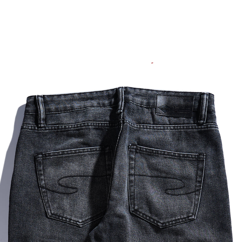 Lee Cooper Tapered Fit Jeans Arthur Worn Medium Black