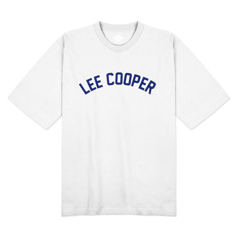 Lee Cooper T-shrit Oversized Varsity Loose White