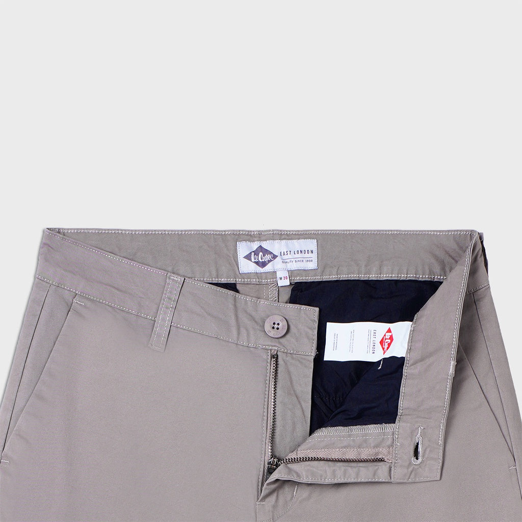 Lee Cooper Long Chino Ankle Khaki