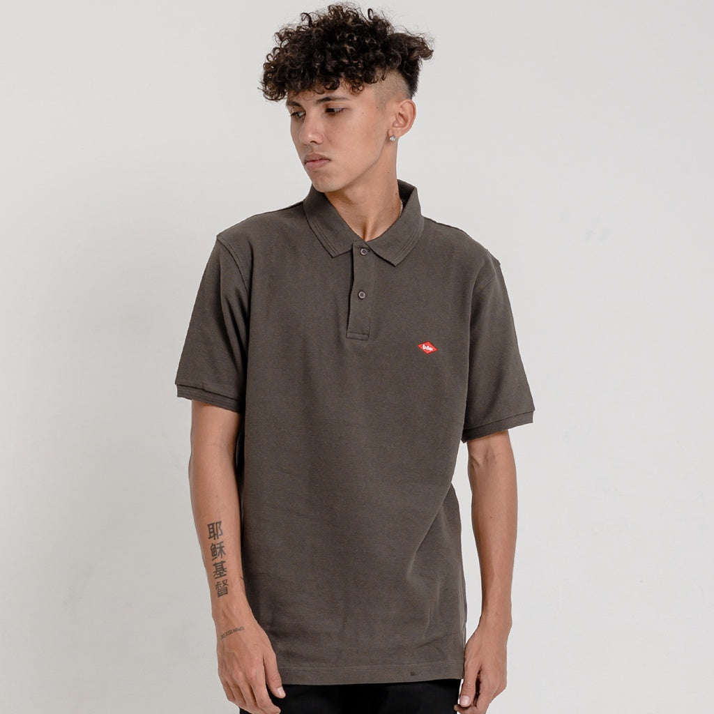 Lee Cooper  Polo Shirt Logotype Dark Grey