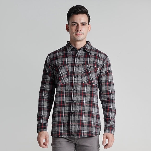 Lee Cooper  Flannel Shirt RHYS Red