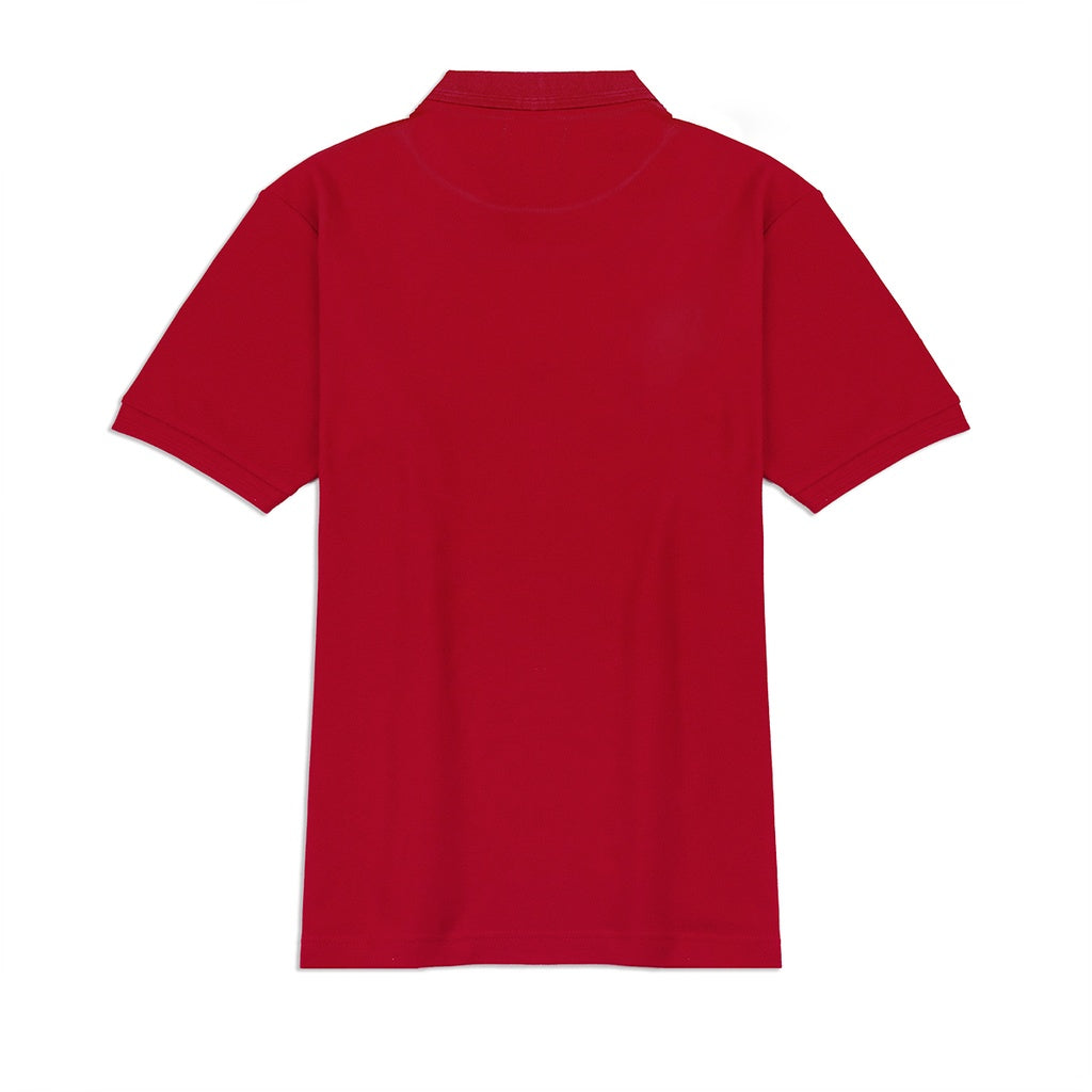 Lee Cooper Polo Shirt Logo Type Red