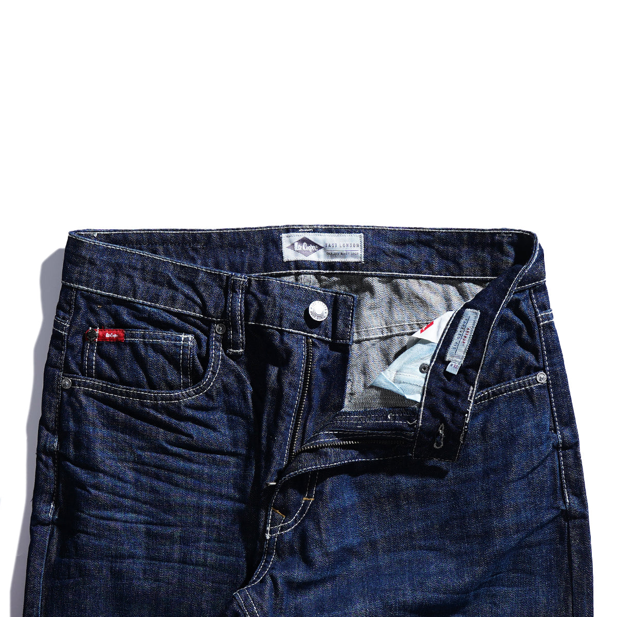 Lee Cooper Tapered Fit Jeans Arthur Worn Dark Blue Night