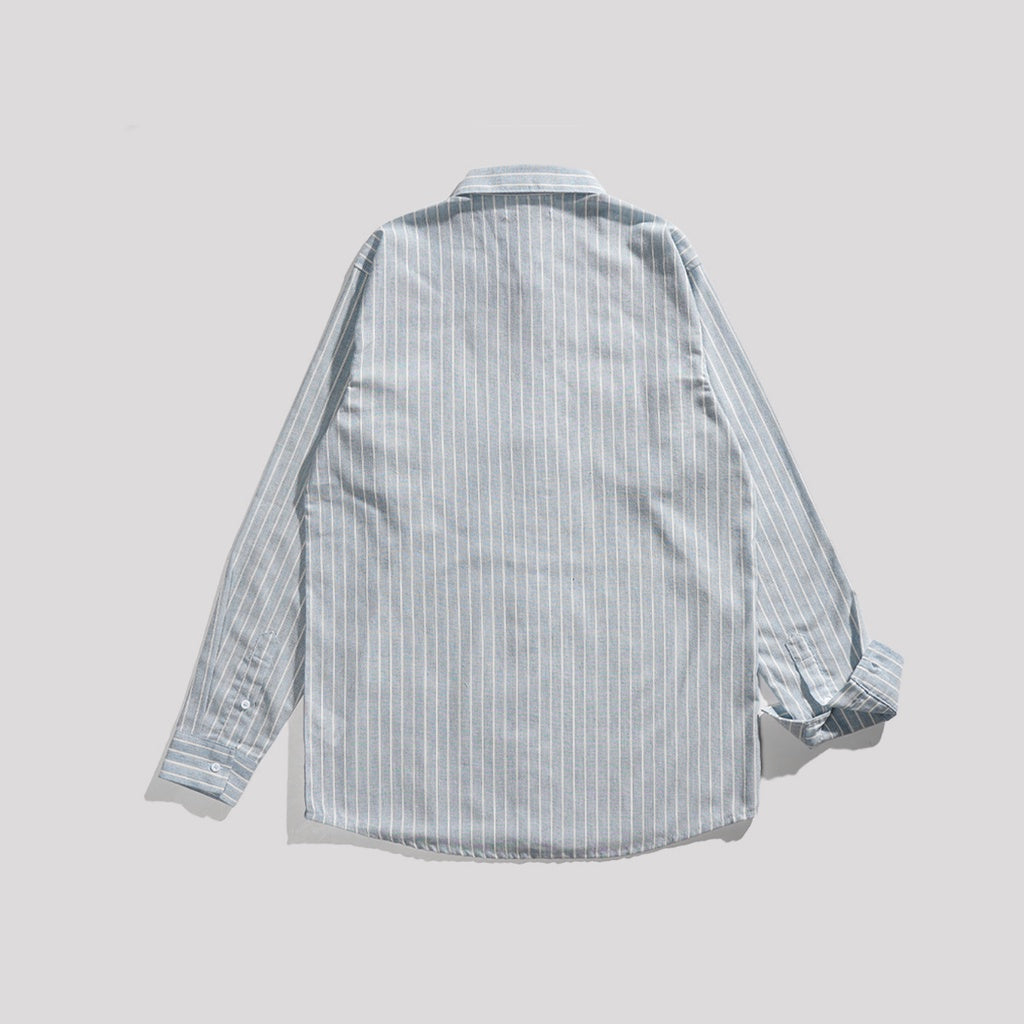 Lee Cooper Long Shirt Liam Stripe Blue