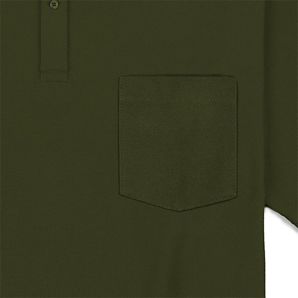 Lee Cooper Polo Shirt Pocket Olive