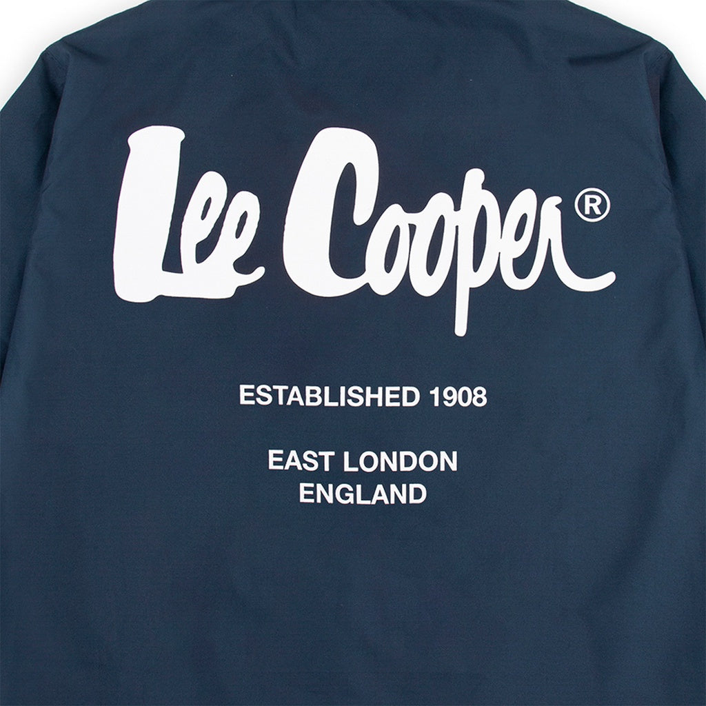 Lee Cooper Coach Jacket Logotype Navy