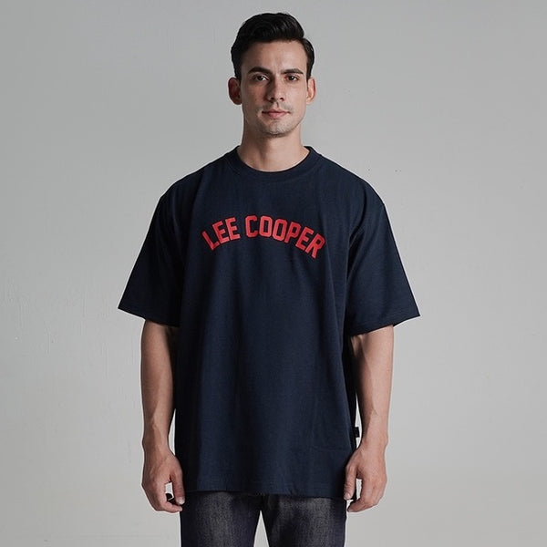 Lee Cooper T-shirt Oversized Varsity Loose Navy