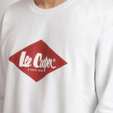 Lee Cooper Red Diamond Sweater White