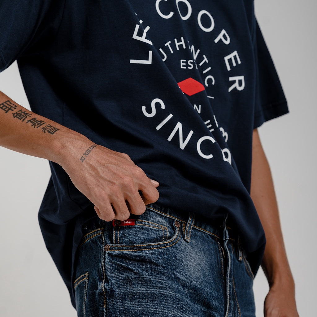 Lee Cooper T-shirt Authentic Around Navy