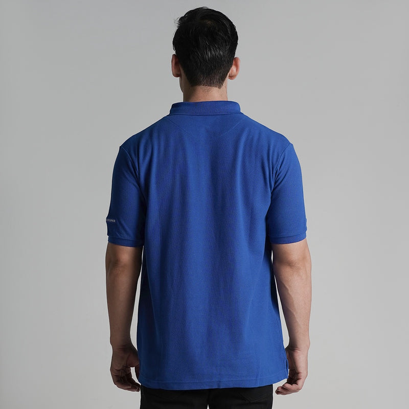 Lee Cooper Polo Shirt Pocket Blue