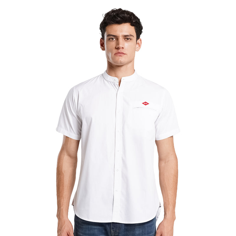 Lee Cooper Short Shirt Leighton White