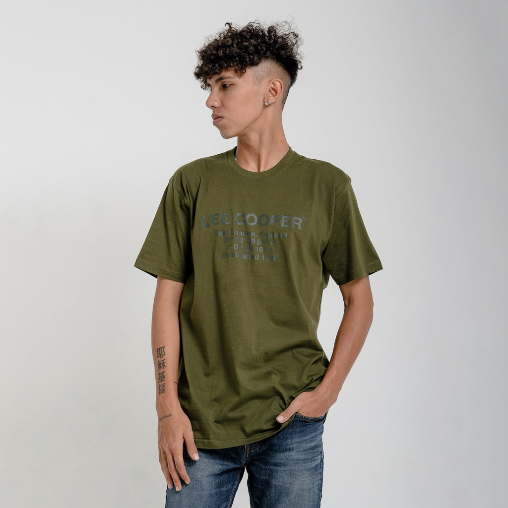 Lee Cooper T-shirt Brand Olive
