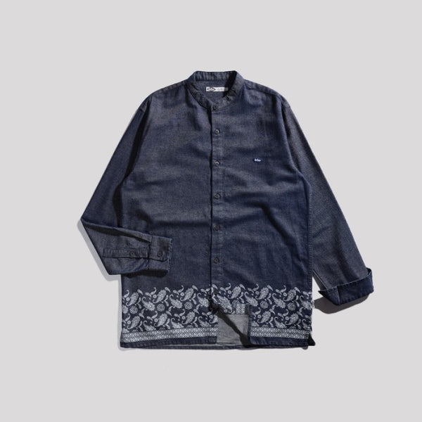 Lee Cooper Long Shirt Koko Connor Print Dark Blue