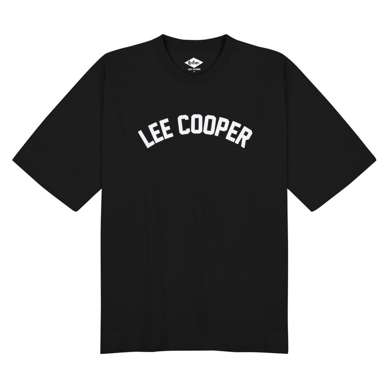 Lee Cooper T-shirt Oversized Varsity Loose Black