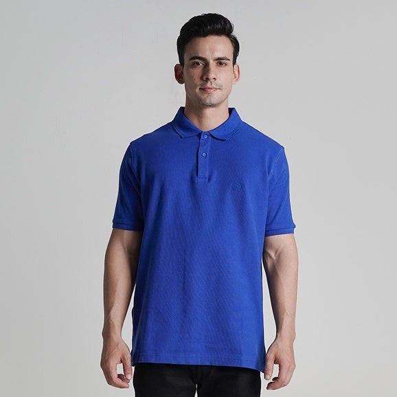 Lee Cooper Polo Shirt Logo Circular Dark Blue