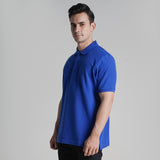 Lee Cooper Polo Shirt Logo Circular Dark Blue