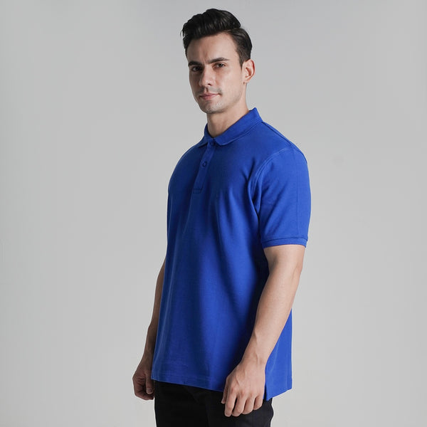 Lee Cooper Polo Shirt Logo Circular Dark Blue