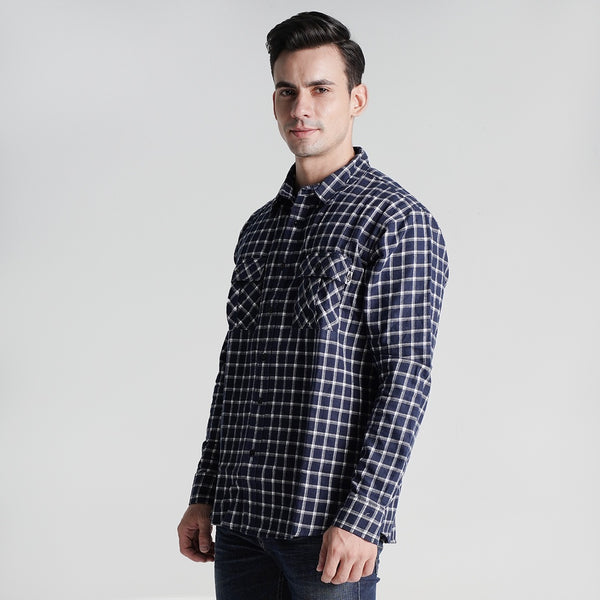 Lee Cooper-Flannel Shirt Kyle Blue