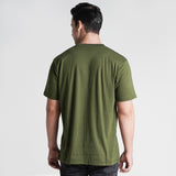 Lee Cooper T-Shirt Coordinate Pocket Green Army