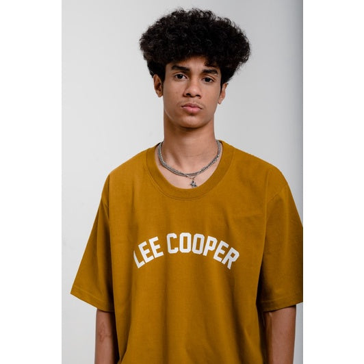 Lee Cooper Kaos T-shirt Oversized Varsity Loose Ermine