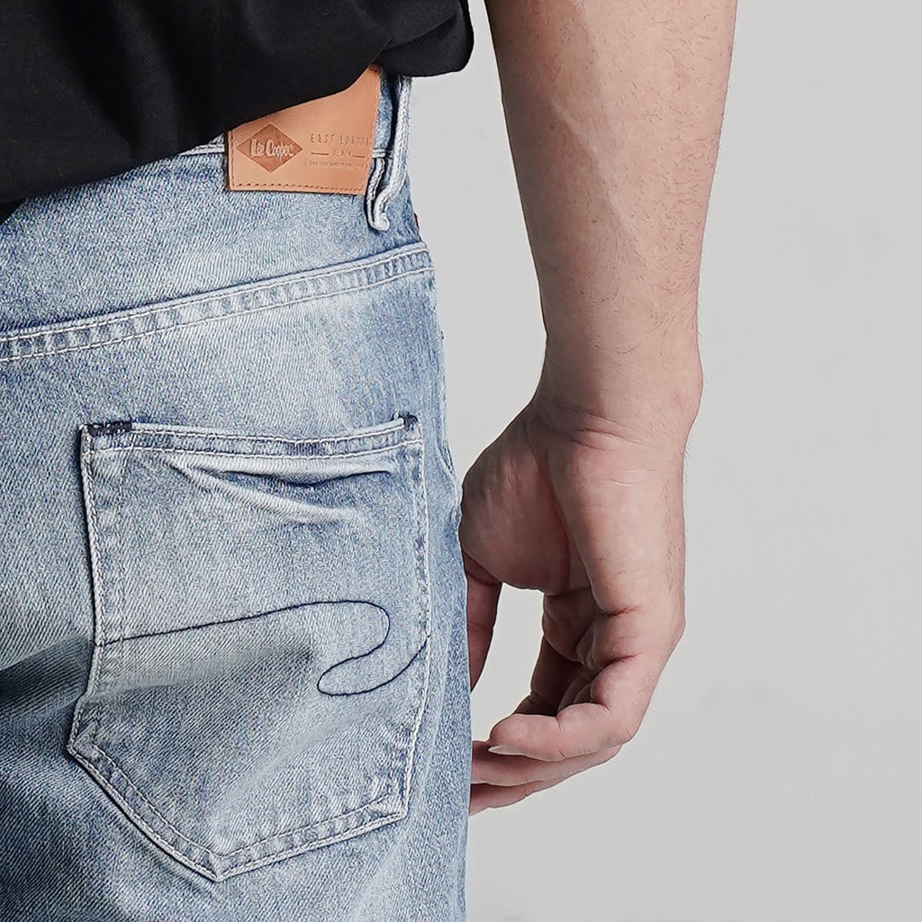 Lee Cooper Jeans Harry Repaired Light Blue 032240