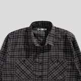 Lee Cooper Flannel Shirt Rhys Medium Brown