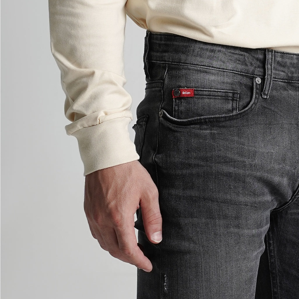 Lee Cooper Jeans Arthur Ripped Medium Black 0322019